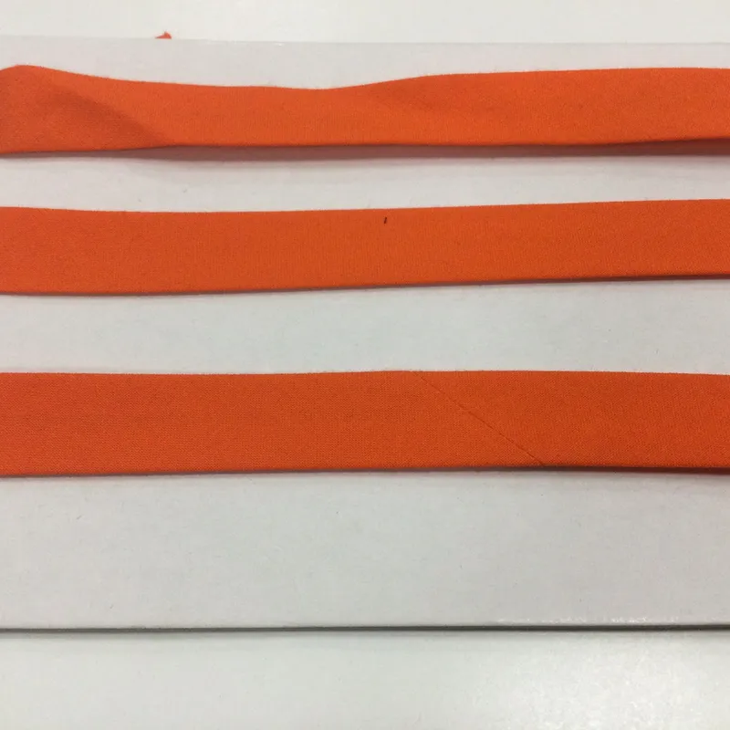 Galantéria, Šikmé prúžky, Jednofarebné - Šikmý prúžok bavlna 18mm sýto oranžová