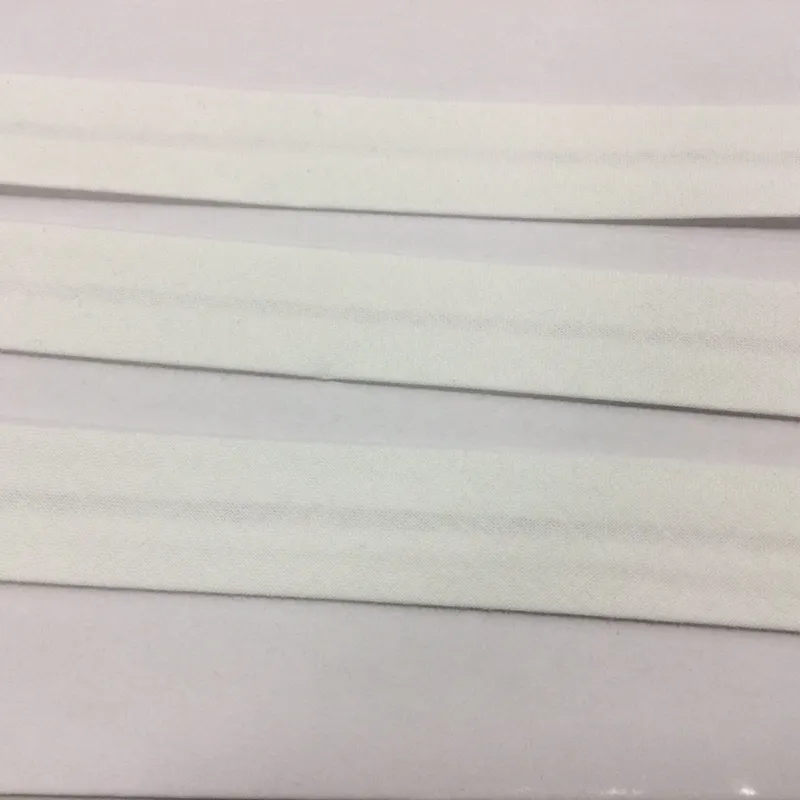 Galantéria, Šikmé prúžky, Jednofarebné - Šikmý prúžok bavlna 20mm biela