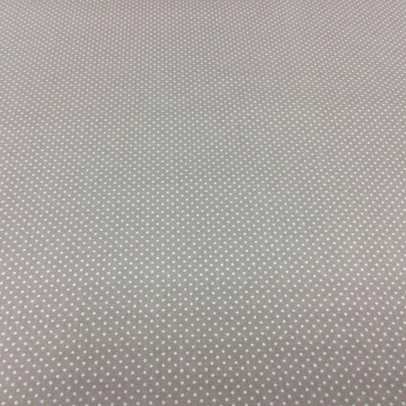 Bavlnené látky, Látky - Bavlnená látka Biele bodky 2mm na staroružovom podklade II