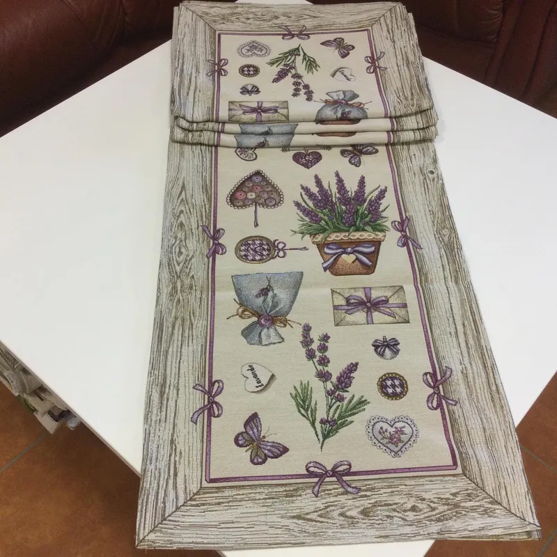 Bytový textil a dekorácie, Dekoračné obrusy, behúne - Gobelínový behúň na stôl  45x140