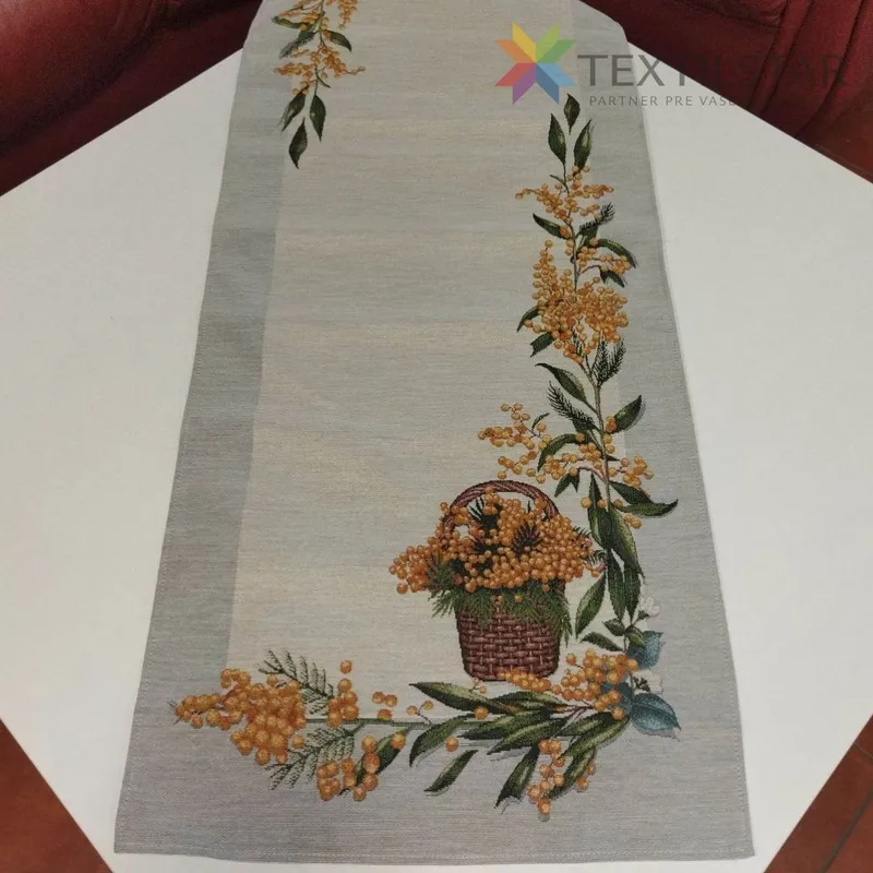 Dekoračné obrusy, behúne, Bytový textil a dekorácie - Gobelínový behúň na stôl 45x140 Jarabina