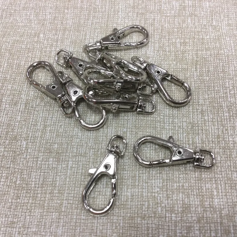 Krúžky, polokrúžky, prievlaky, karabínky, Galantéria, Kovový program - Karabínka kovová prievlak 4 mm