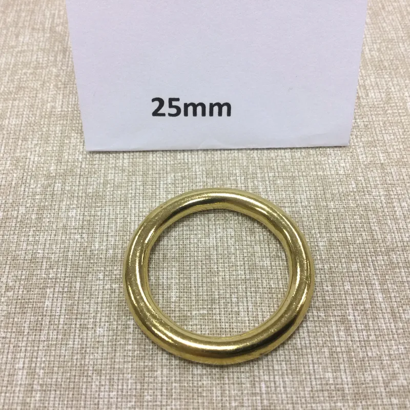 Galantéria, Kovový program, Krúžky, polokrúžky, prievlaky, karabínky - Krúžok mosadzný 25 mm