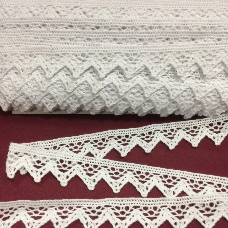 Galantéria, Krajky, Paličkované krajky - Krajka paličkovaná 23 mm biela