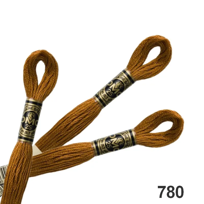 Galantéria, DMC Mouliné spécial , Mulinky, Vyšívanie, DMC Mouliné Spécial , Priadze, Vyšívacie priadze, Bavlnky na vyšívanie - Mulinky na vyšívanie DMC 780 - hnedá