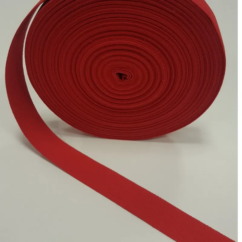 Popruhy, Galantéria - Popruh 100% bavlna-červená 30mm