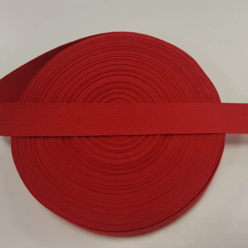 Popruhy, Galantéria - Popruh 100% bavlna-červená 30mm