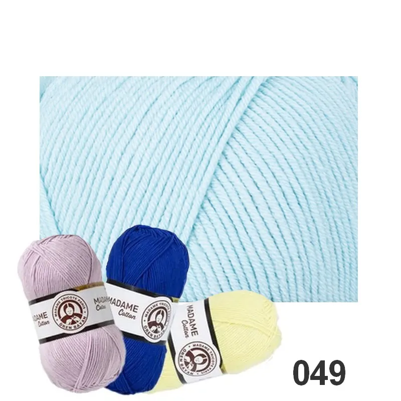 Madame cotton, Pletacie priadze, Priadze - Priadza MADAME COTTON 049 - svetlá tyrkysová 100g