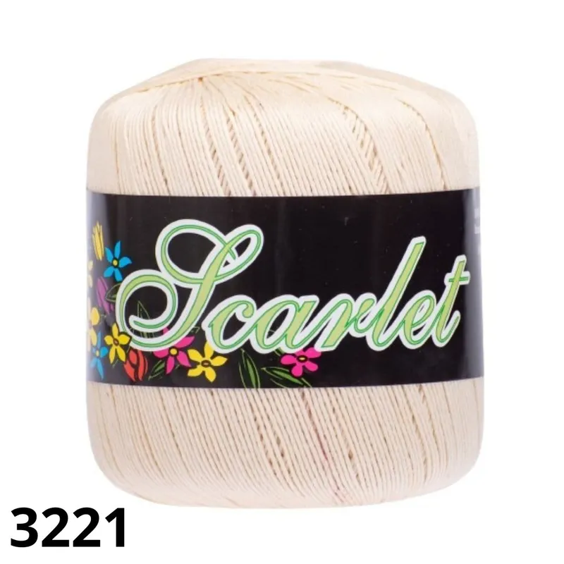 Priadze, Pletacie priadze, Scarlet - Priadza Scarlet 3221 - krémová 100g