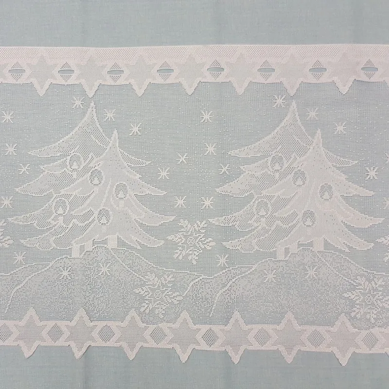 Vitrážové záclony, Záclony - Vitrážna záclona vianočná výška 40 cm
